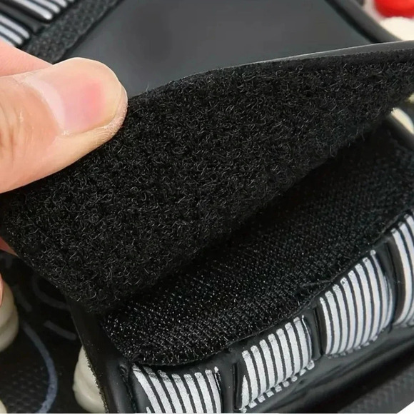 Acupuncture Pain Relief Adjustable Rubber Sandals 8-9 New - Picture 5 of 5